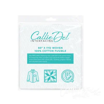 Woven 100% Cotton Fusible Packaged Interfacing 60in x 1yd