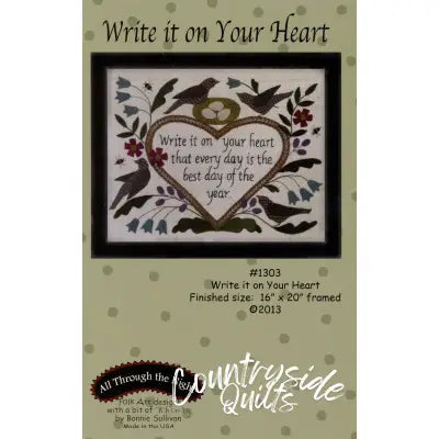 Write It On Your Heart