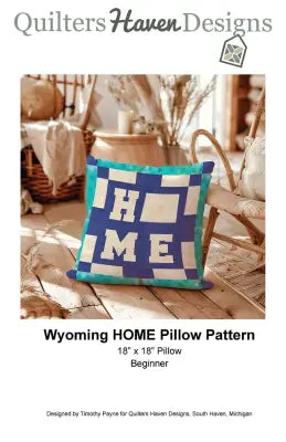 Wyoming HOME Pillow Pattern