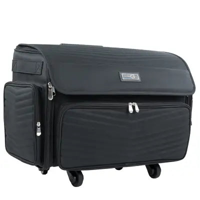 XL Rolling Sewing Machine Tote Classic Black