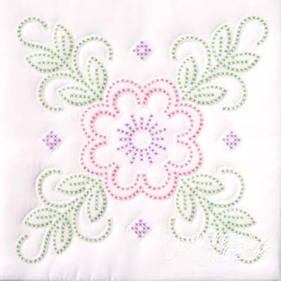XX Floral Design Quilt Block Set