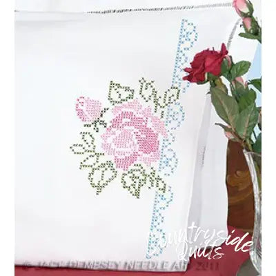 XX Roses Perle Edge Pillowcase