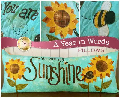A Year In Words Pillow You Are My August