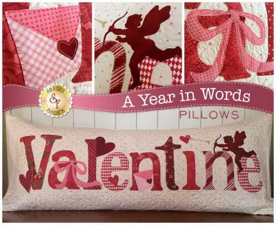 A Year In Words - Valentine Pillow - February