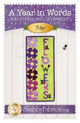 A Year in Words Wall Hanging Flowers May