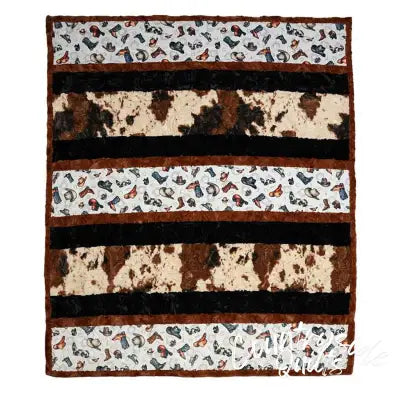 Yippee Ki-Yay Crazy 8 Cuddle Kit 58x68in