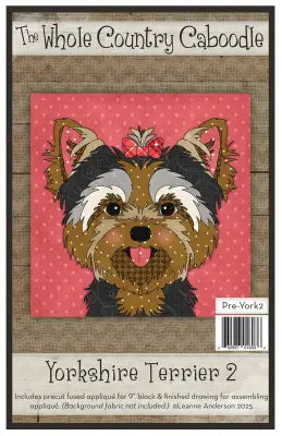 Yorkshire Terrier 2 Precut Fused Applique Pack