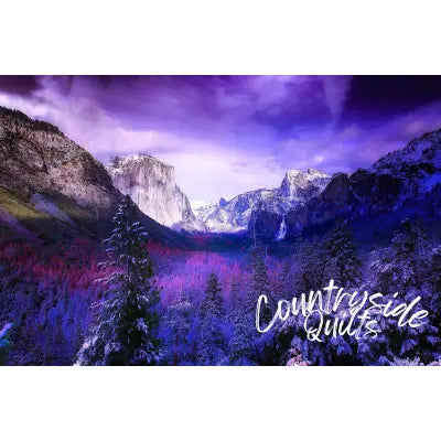 Yosemite in Winter Panel 27.5in x 18in