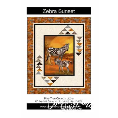 Zebra Sunset