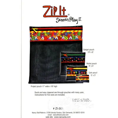 Zip It Pouches (Screen Play 2)