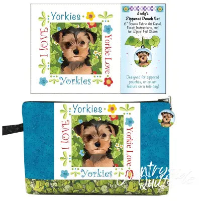 Zipper Pouch Set Yorkie