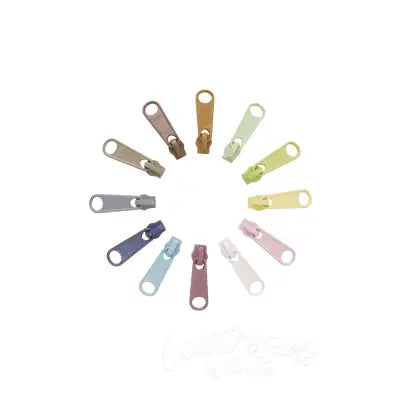 Zipper Pull Set - LIGHTS - 12 #4.5 pulls