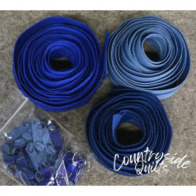 Zipper Trio Denim Daze