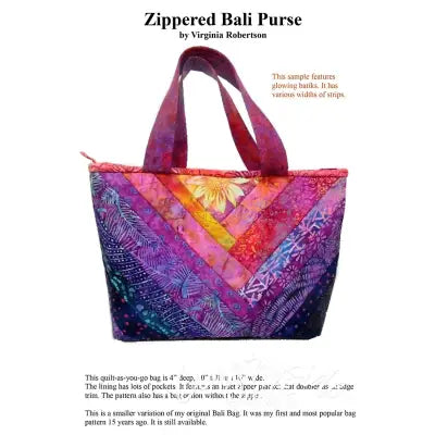 Zippered Bali Purse